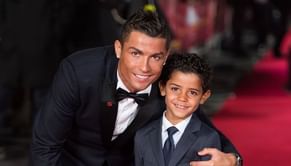 Cristiano Ronaldo shares video of his son scoring two amazing goals for Juventus