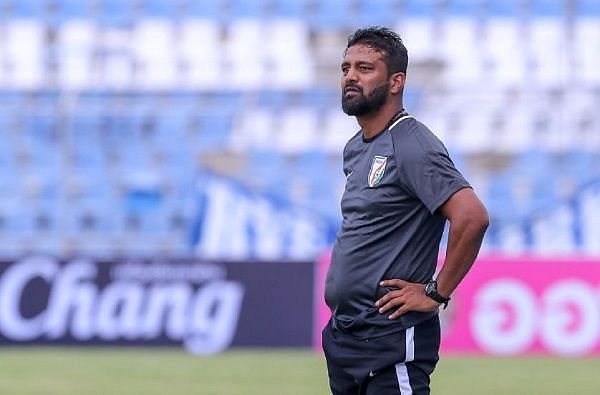 Alex Ambrose, the coach of the Indian Women&#039;s U-19 team (Image: AIFF Media)