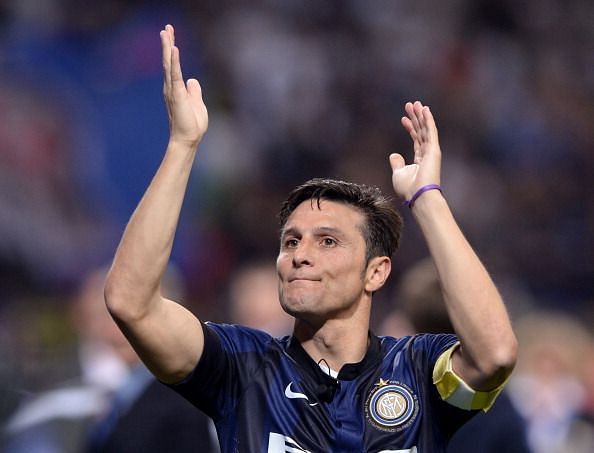 Zanetti captained the side that won the treble under Mourinho