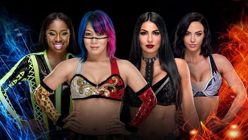 Image result for asuka and naomi vs the iiconics