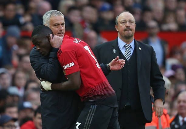 Eric Bailly was withdrawn early in the game against Newcastle United