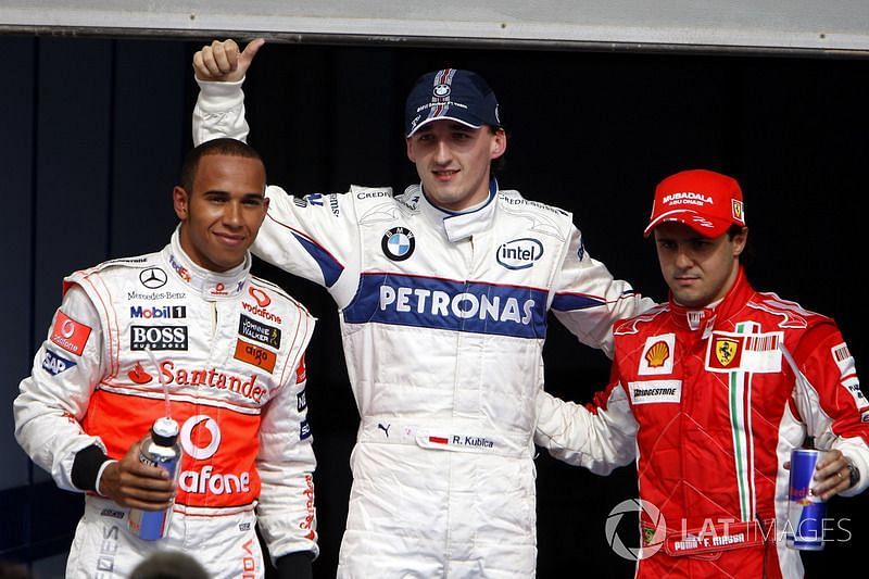 Image result for robert kubica first pole in bahrain