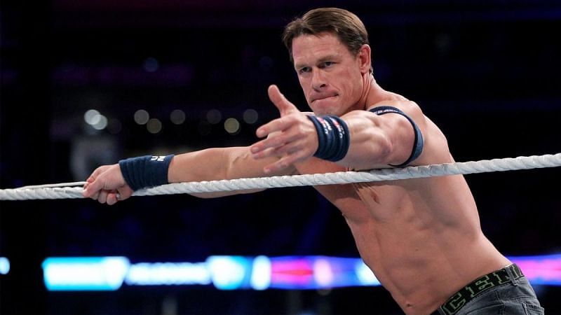 Why did John Cena not take any bumps?