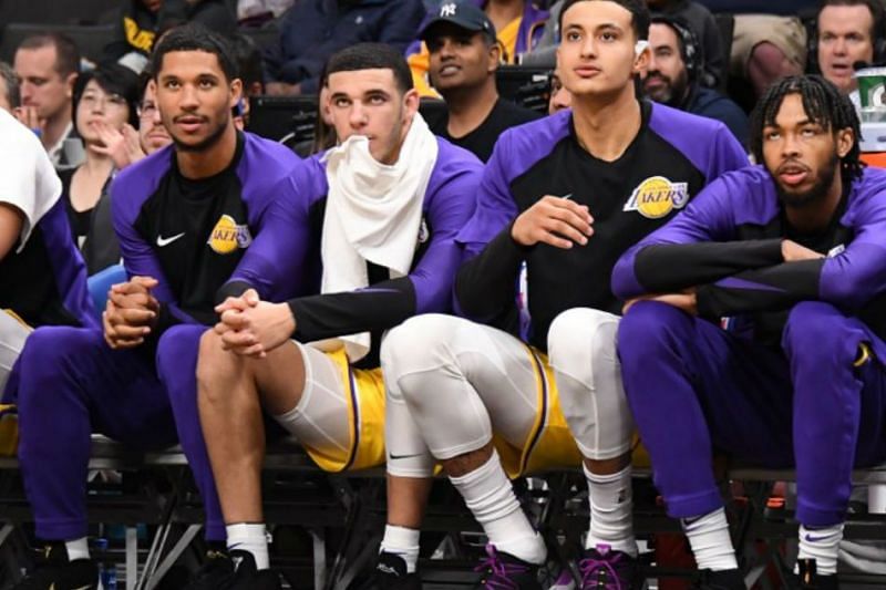 The Lakers&#039; young core.