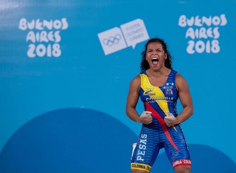 Silver medallist Yineth Milena Santoya Ortiz from Colombia (Image Courtesy: IOC)