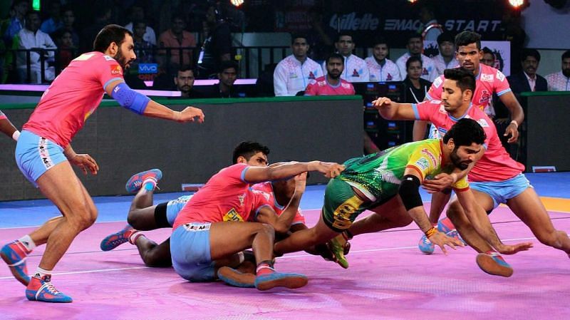 Pardeep Narwal was in good form against the Pink Panthers