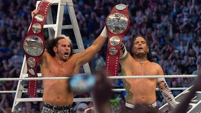 Matt and Jeff returned to WWE at WrestleMania 33.
