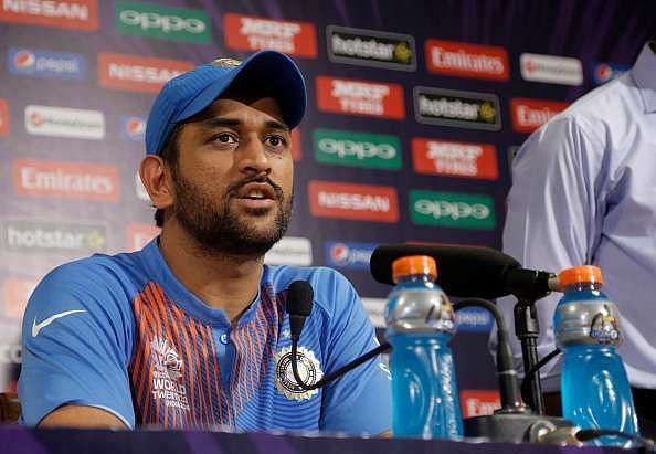 MS Dhoni at a press conference during the WT20 2016