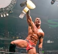 Orton pinned Benoit clean after an RKO