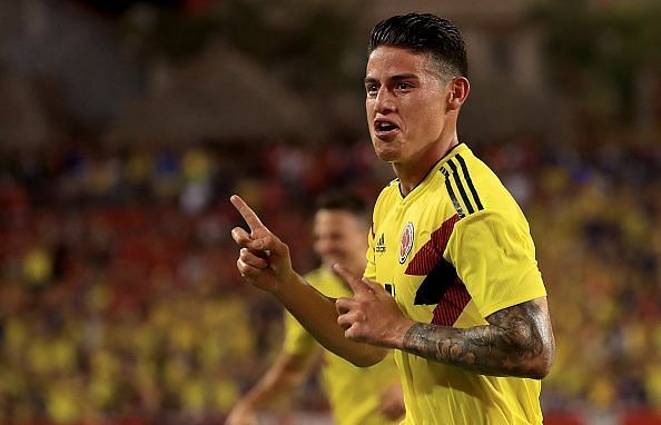 James Rodriguez scored in the 34th minutes with a curling shot to break the deadlock in the first half