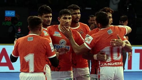 Puneri Paltan's Nitin Tomar was phenomenal tonight on the mat