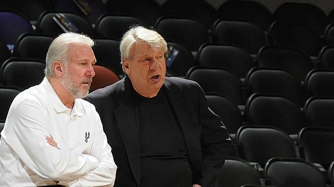 Two of the greatest coaches ever in NBA history. Gregg Popovich &amp; Don Nelson
