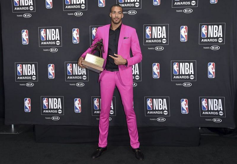 Rudy during the annual June awards, with his Defensive Player of the Year accolade