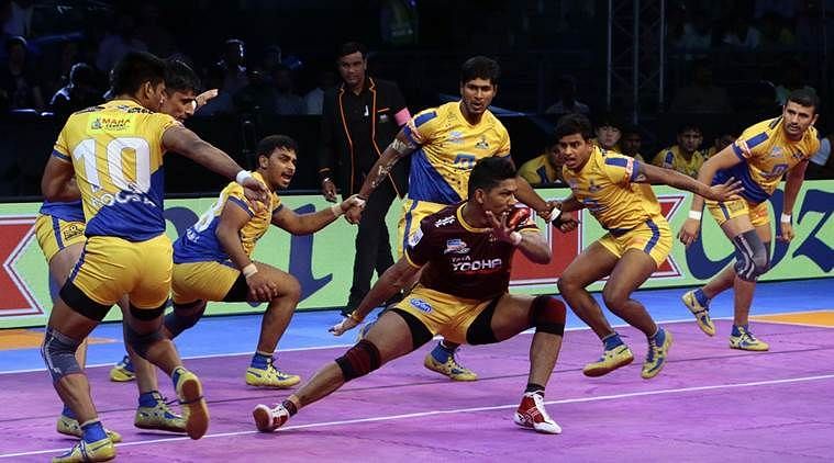 Chavan played for the Thalaivas