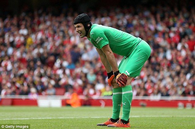 Peter Cech was seen as a weak link in the play from the back strategy