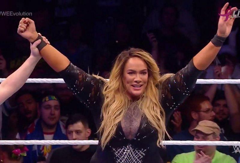 Nia Jax won the Evolution Battle Royal and earned the right to face Ronda Rousey for the RAW women&#039;s championship
