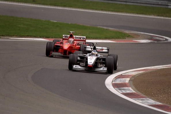 Mika Hakkinen and Michael Schumacher