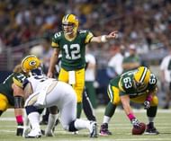 Rodgers and the Packers are looking to end the Rams' perfect start