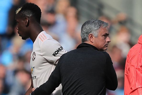 Mourinho and Pogba have had several clashes