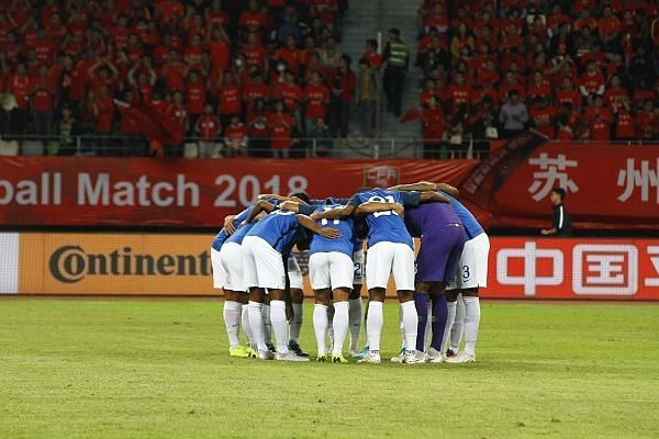 Sandesh Jhinghan wore the captain&acirc;s armband and led the team from the front (Image Courtesy: AIFF Media)