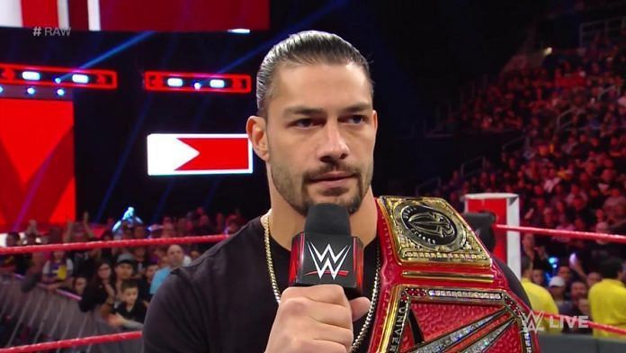 Roman Reigns relinquished the Universal Title on Raw