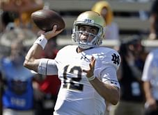 QB Ian Book starring for Irish after being lightly recruited
