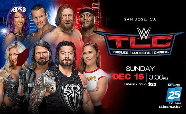 WWE News: Three Matches revealed for the TLC PPV