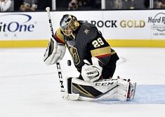 Fleury ties for 10th in NHL wins, Vegas tops Sabres 4-1