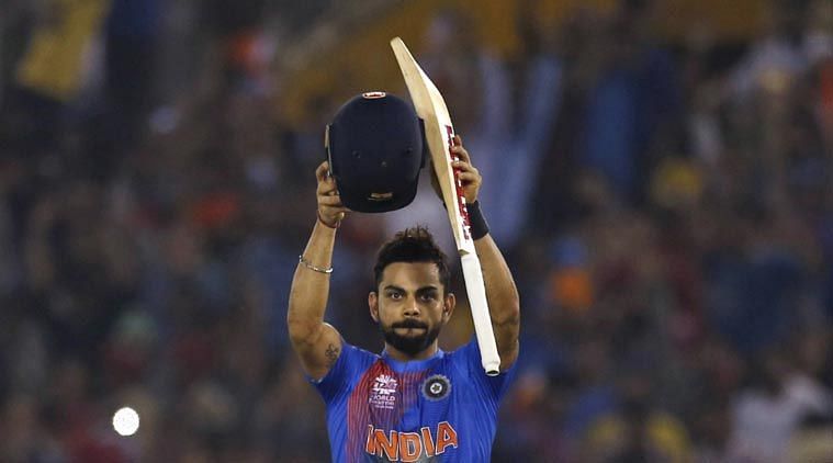 Virat Kohli in arguably the most measured and complete chase of his career:82*(51)