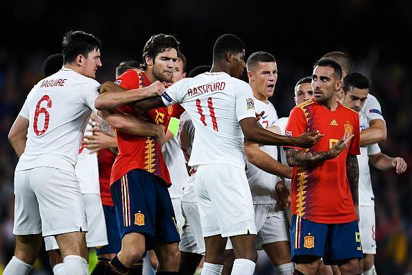 Twitter reacts as England beat Spain in UEFA Nations League encounter