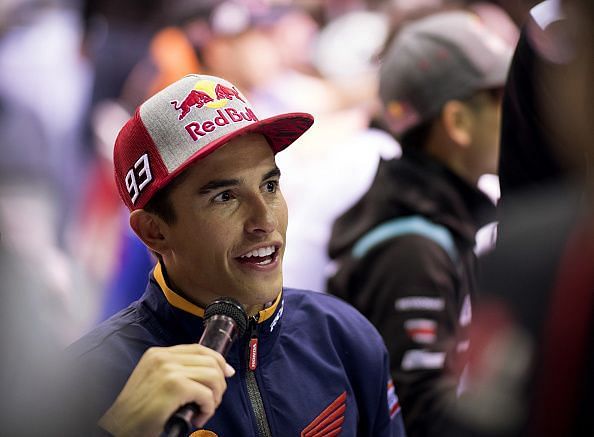 2018 MotoGP World Champion Marc Marquez at the Japanese Grand Prix