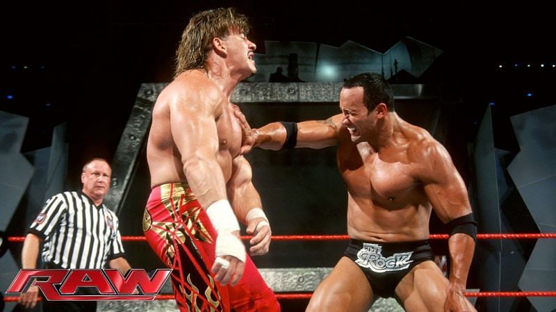 The Rock and Eddie Guerrero squared off on Raw