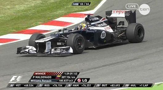 Maldonado during Spain GP, IMAGE SOURCE- wiki