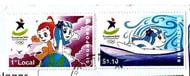 Stamps issued by Singapore to commemorate 2010 Youth Olympic Games held in Singapore