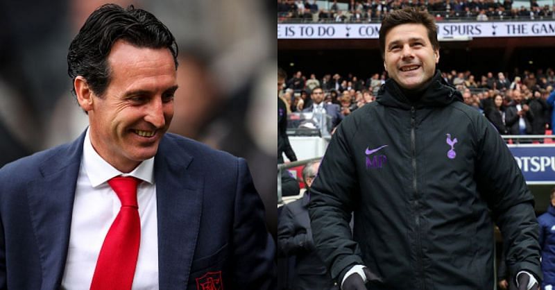 Unai Emery (L) and Mauricio Pochettino (R) are both keen on signing the Barcelona star.