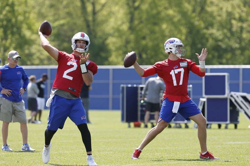 Image result for Nathan Peterman and josh allen