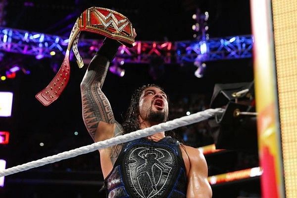 Reigns received a huge pop from the WWE Universe