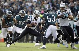 Eagles back to underdogs after 21-17 loss to Panthers