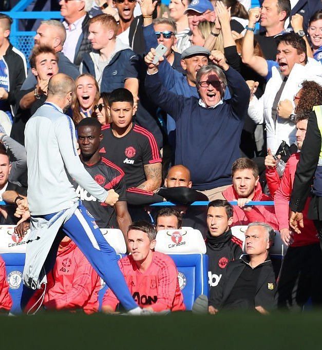Chelsea assistant coach Marco Ianni&acirc;s reaction that sparked the controversy