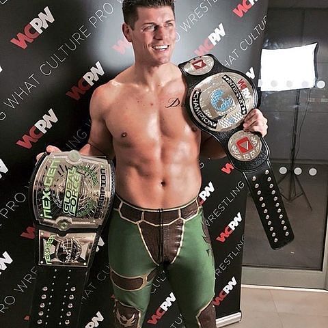 Cody with the Nex Gen and WCPW Internet Title 