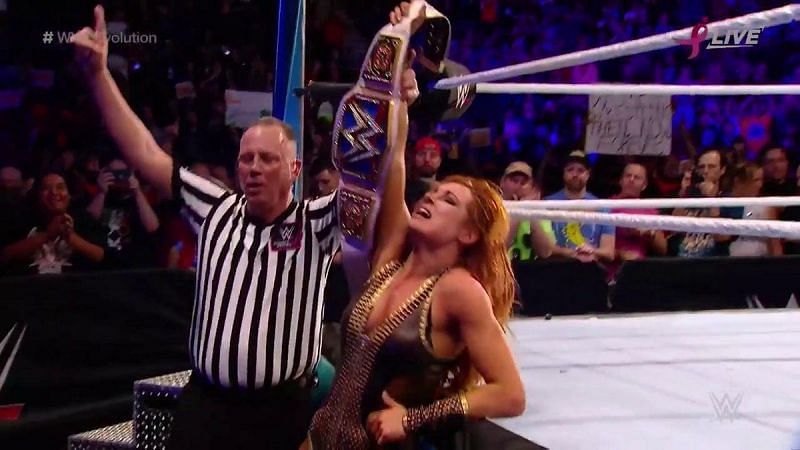 Becky Lynch victorious at Evolution