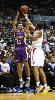 With the long wingspan, you'll be able to get your contested mid-range and three-point shot above 70