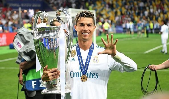 Ronaldo has won the Champions League with Manchester United and Real Madrid