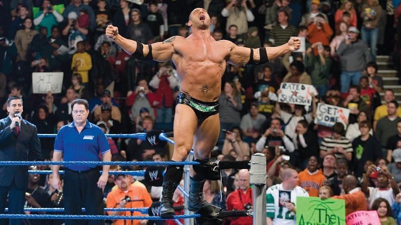 Batista facing Triple H at WrestleMania again would bring him full circle.