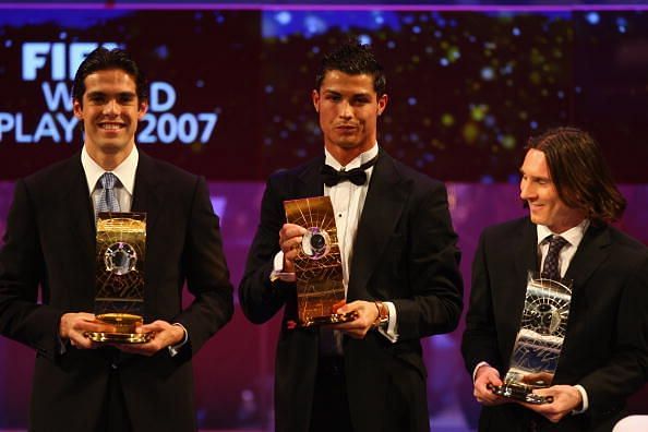 2007 FIFA World Player of the Year Awards from which the journey started