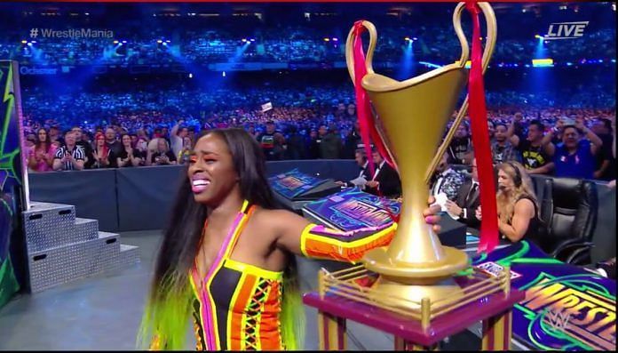 Naomi didn&#039;t even receive the trophy following her win