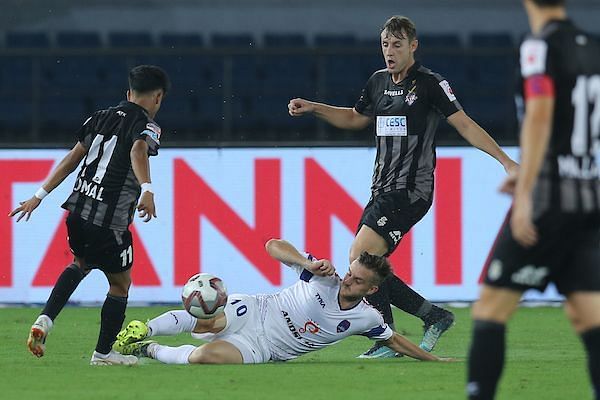 Mihelic provided an inspiring performance against ATK (Image Courtesy: ISL