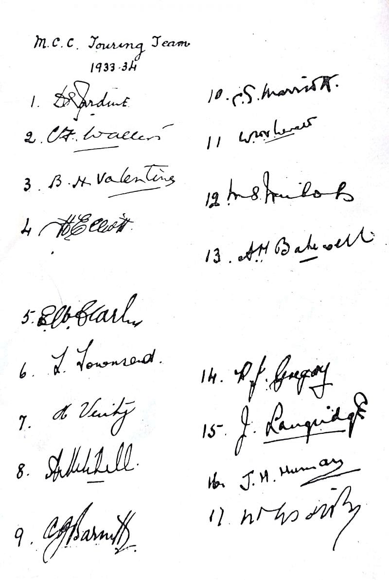 Mahatma Gandhi signed as the 17th player for MCC
