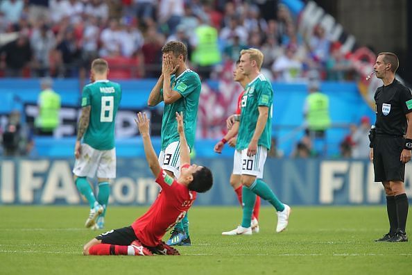 Germany was beaten by South Korea on their way to exiting the 2018 World Cup