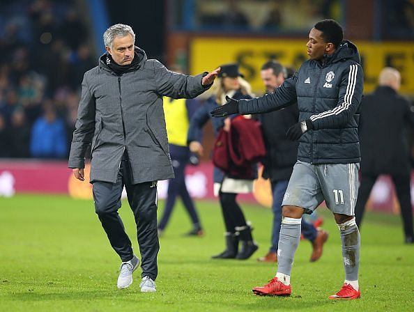 Martial and Mourinho have clashed on multiple occasions in the past